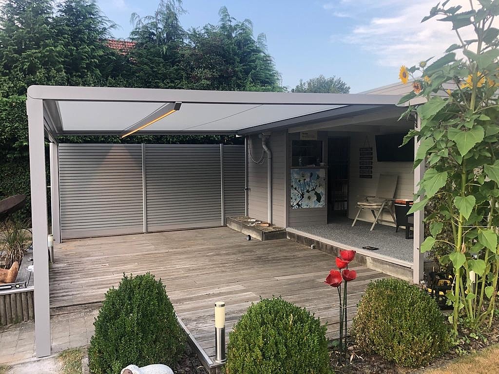 Tumba overkapping screen Wezembeek staander - schutting - woonkamer
