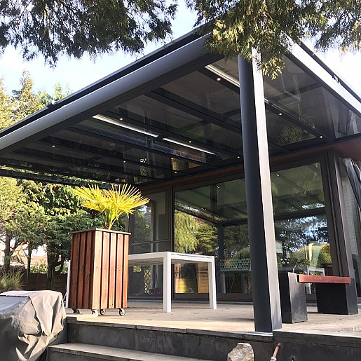 Overkapping + verandazonwering Haacht