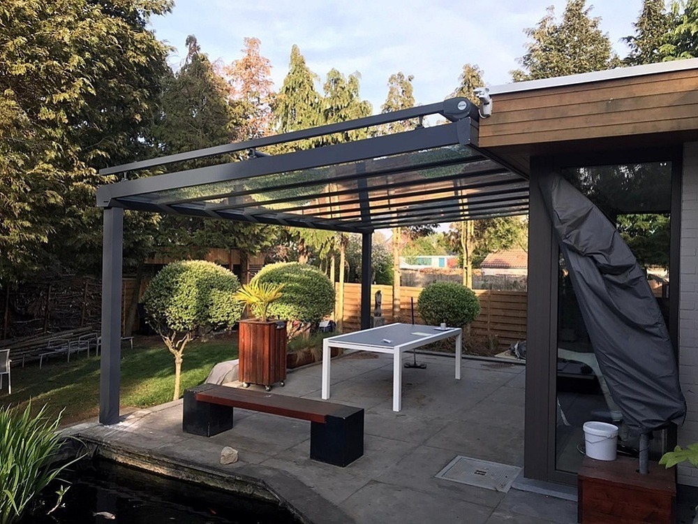 Overkapping verandazonwering 2 Haacht terras