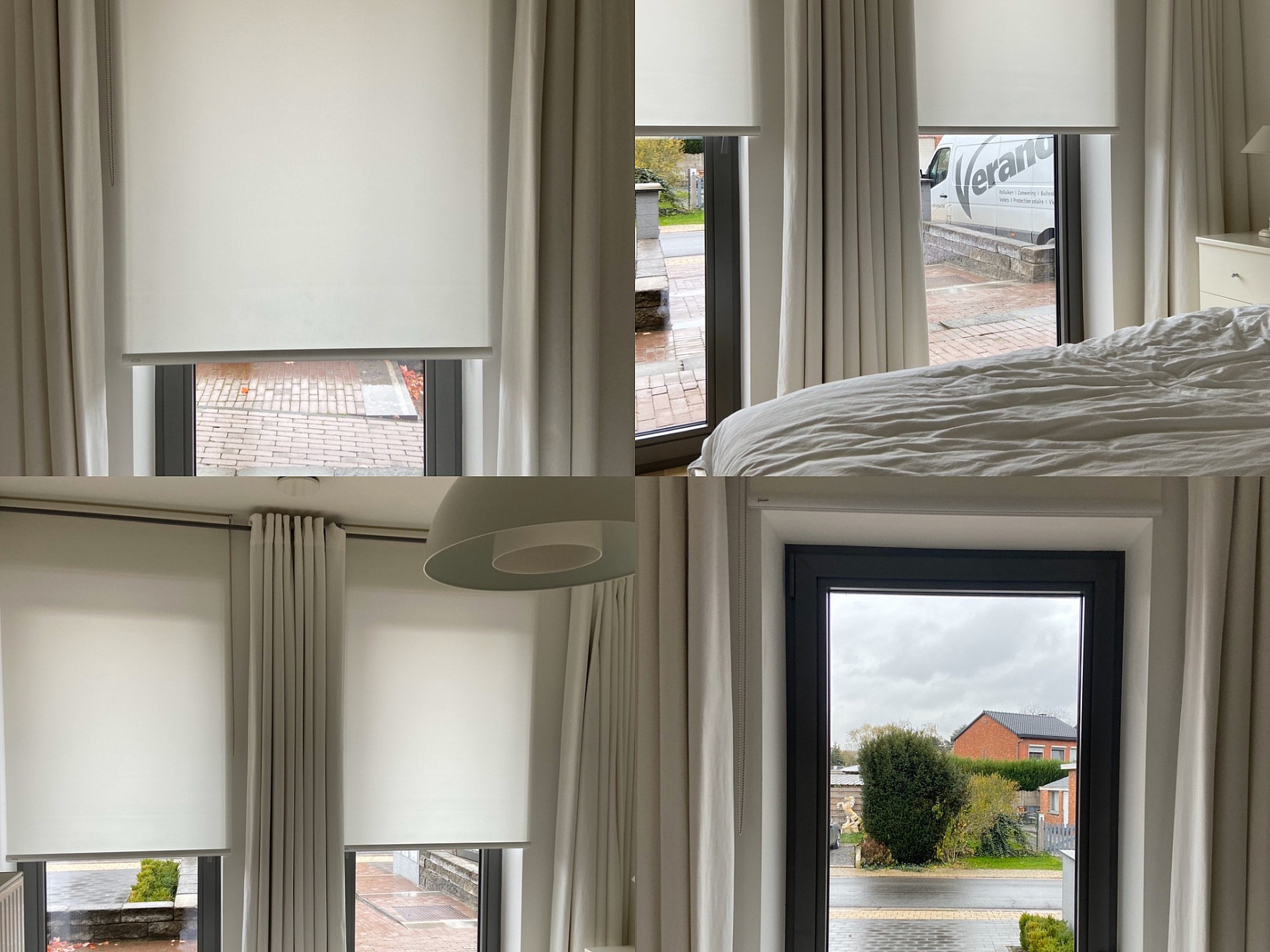 Collage rolgordijnen
