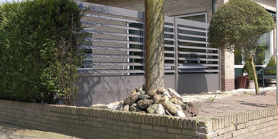 Tuinafscheiding - Verano product - windbescherming - tuinscherm - bescherming tegen de wind - sfeer 3