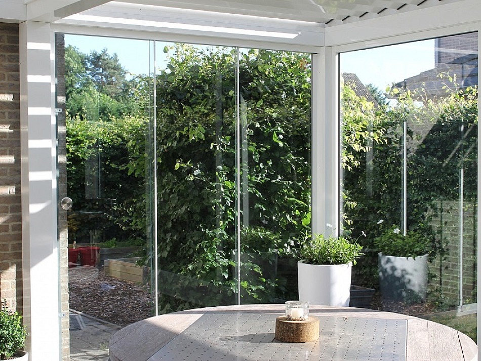 extra leefruimte - glazen wand - glaswanden - wanden